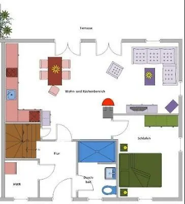 Tatil Evi Doppelhaushaelfte Huus Freeden 2 *